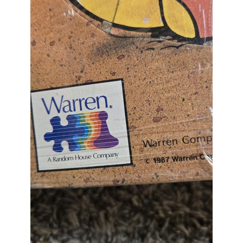 Vintage 1987 Warren When Dinosaurs Ruled the Earth Wooden Tray‎ Puzzle Baseball